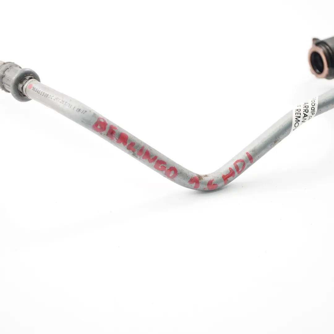  Citroen Berlingo 1.6 HDI Motore Turbo Charger Tubo di alimentazione - SKU 9684655080C - Numero di parte 9684655080C
