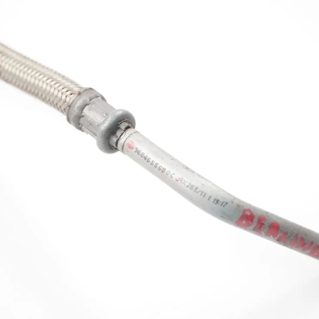 Citroen Berlingo 1.6 HDI Motor Turbo Cargador Tubo de alimentación para con número de pieza 9684655080C Citroen Berlingo 1.6 HDI Motor Turbo Cargador Tubo de alimentación - SKU 9684655080C - Número de pieza 9684655080C