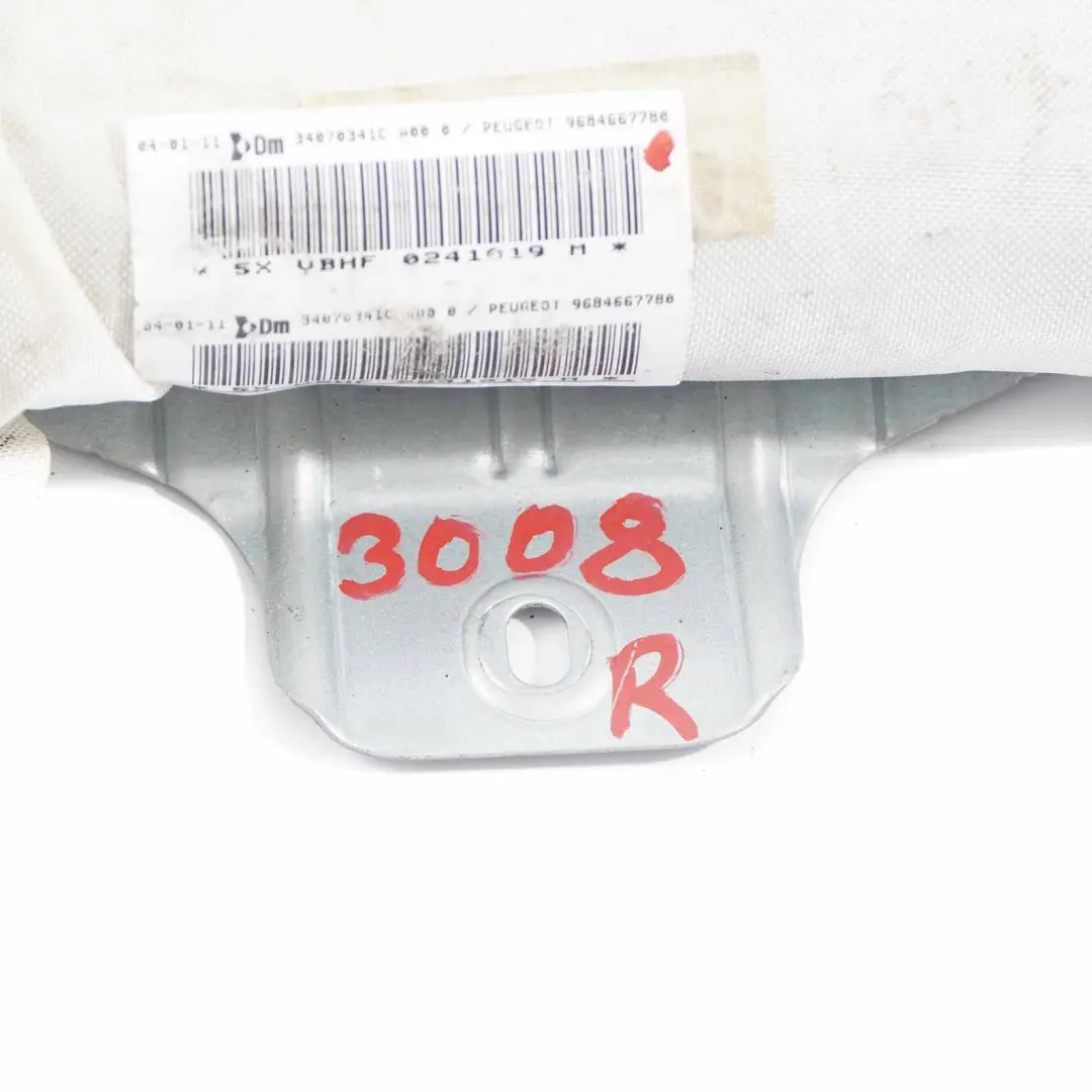 Peugeot 3008 Airbag de cabeza Airbag de techo de cortina derecho - SKU 9684667780 - Número de pieza 9684667780