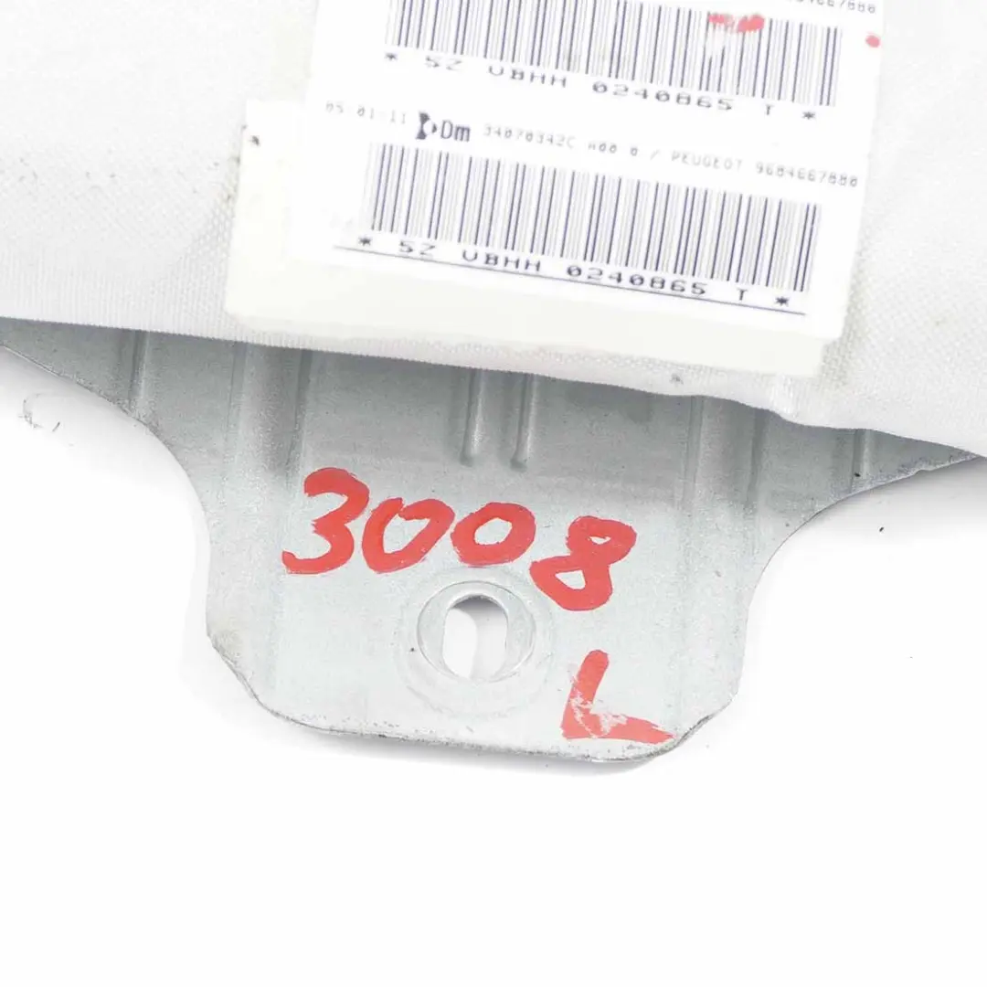 Peugeot 3008 Airbag frontal Airbag rideau de toit gauche - SKU 9684667880 - Numéro de pièce 9684667880