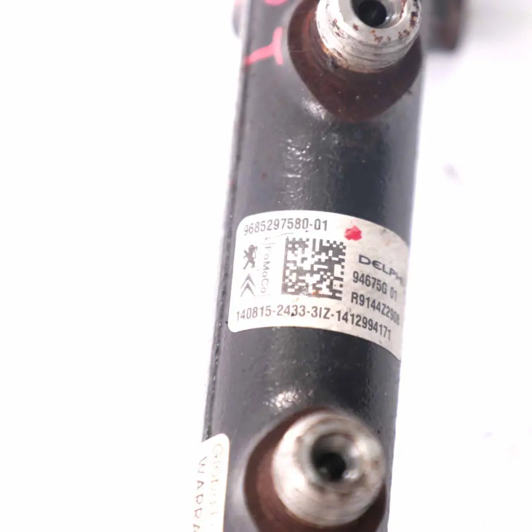 Injector Rail Line Pipe to Peugeot 207 1.6 HDI Diesel Fuel with Part number 9685297580 Peugeot 207 1.6 HDI Diesel Fuel Injector Rail Line Pipe - SKU 9685297580 - Part number 9685297580