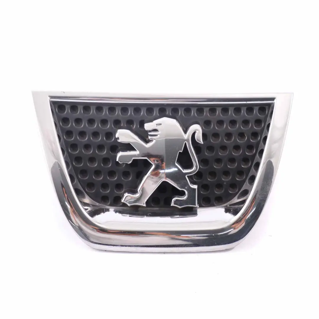 Peugeot 3008 Emblem Badge Front Bumper Grille Logo Chrome - SKU 9685973077 - Part number 9685973077