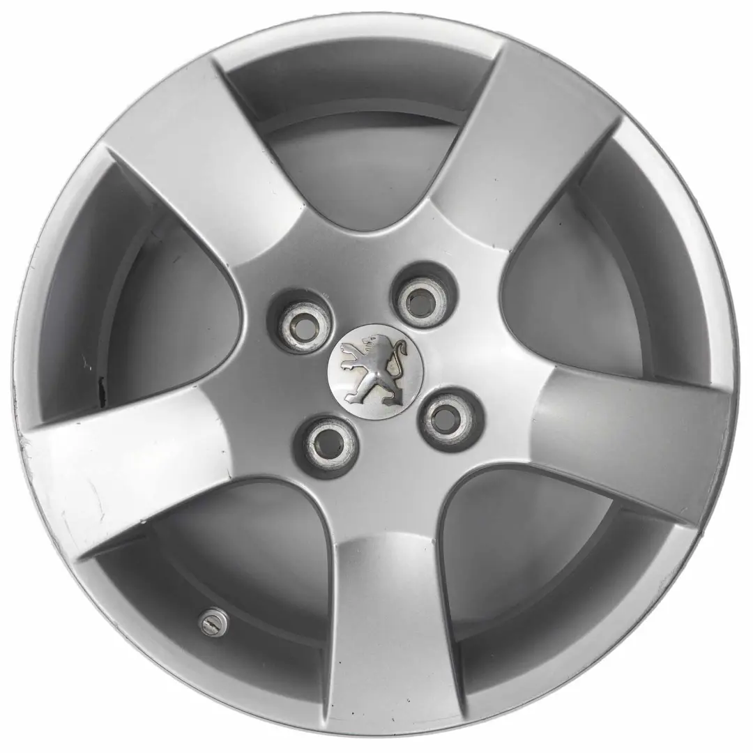 Silber Felge Alufelge 16" 6J ET:27 für Peugeot 207 mit Teilenummer 9686100080 Peugeot 207 Silber Felge Alufelge 16" 6J ET:27 - SKU 9686100080-1 - Teilenummer 9686100080