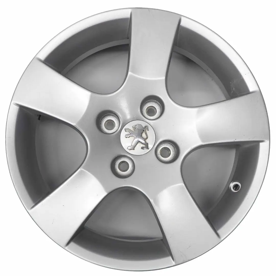 Silber Felge Alufelge 16" 6J ET:27 für Peugeot 207 mit Teilenummer 9686100080 Peugeot 207 Silber Felge Alufelge 16" 6J ET:27 - SKU 9686100080-2 - Teilenummer 9686100080
