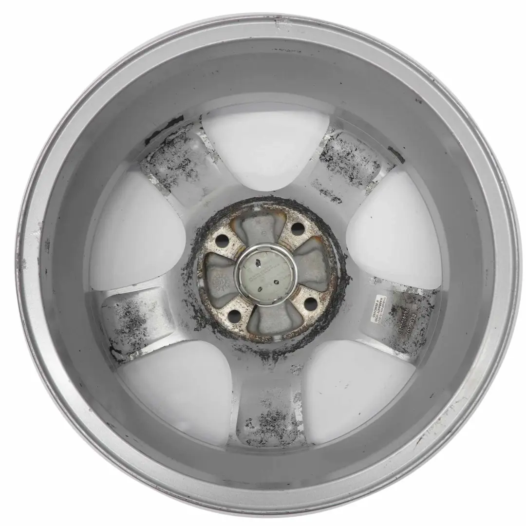 Peugeot 207 Jante Alliage Argent 16" 6J ET:27 - SKU 9686100080-2 - Numéro de pièce 9686100080