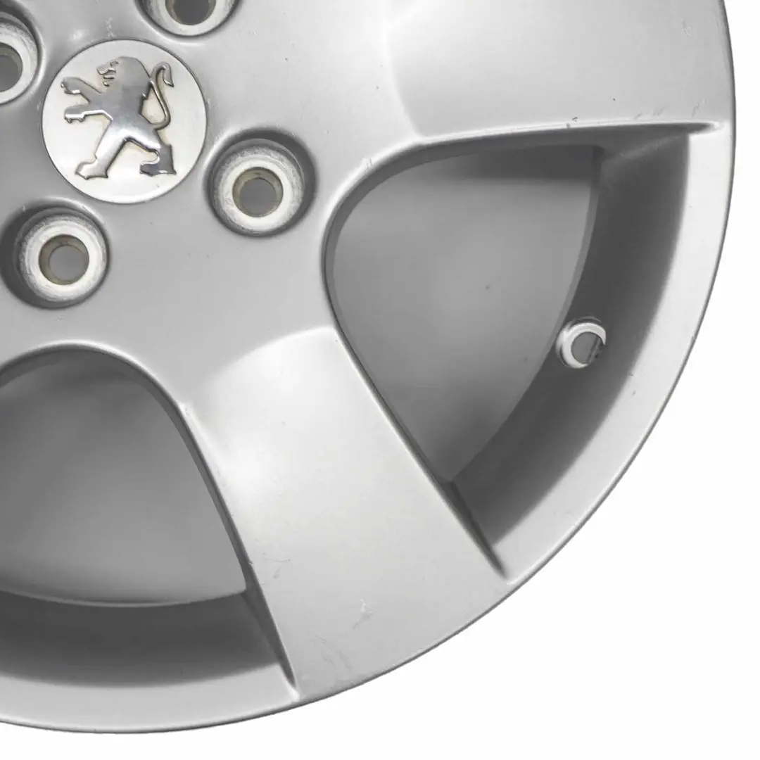 Peugeot 207 Silver Wheel Alloy Rim 16" 6J ET:27 - SKU 9686100080-2 - Part number 9686100080