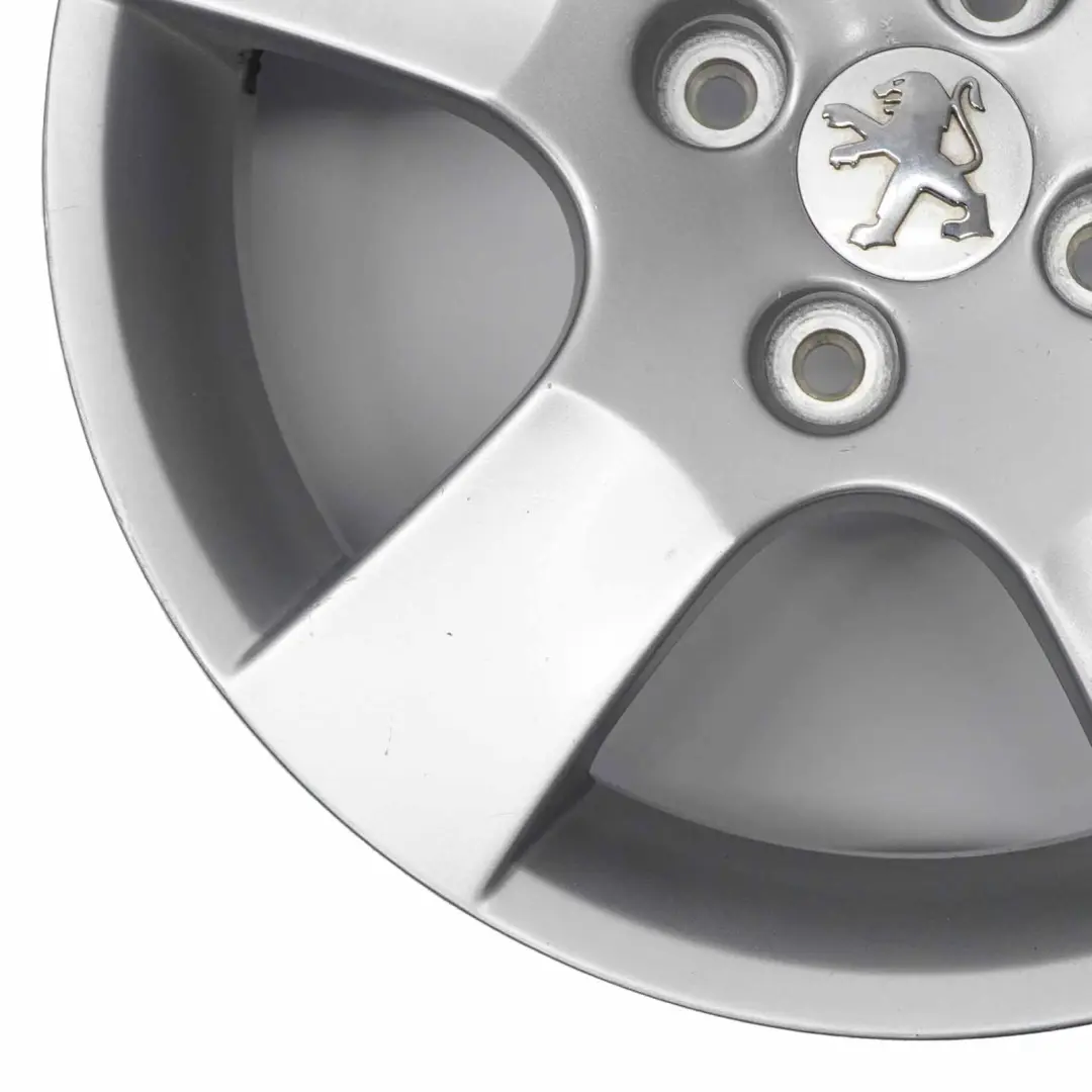 Peugeot 207 Silver Wheel Alloy Rim 16" 6J ET:27 - SKU 9686100080-2 - Part number 9686100080