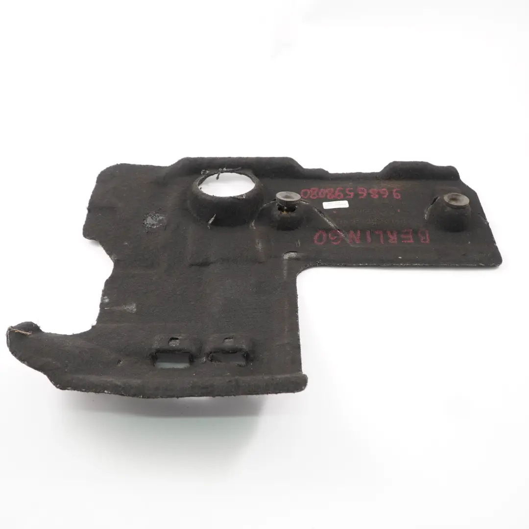 Citroen Berlingo Motor Akustische Isolierung Panel Abdeckung für mit Teilenummer 9686598080 Citroen Berlingo Motor Akustische Isolierung Panel Abdeckung - SKU 9686598080 - Teilenummer 9686598080