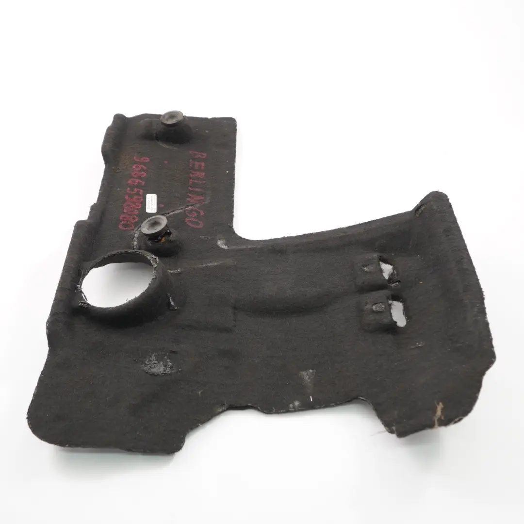 Citroen Berlingo Capó Panel de Aislamiento Acústico Cubierta Capó para con número de pieza 9686598080 Citroen Berlingo Capó Panel de Aislamiento Acústico Cubierta Capó - SKU 9686598080 - Número de pieza 9686598080