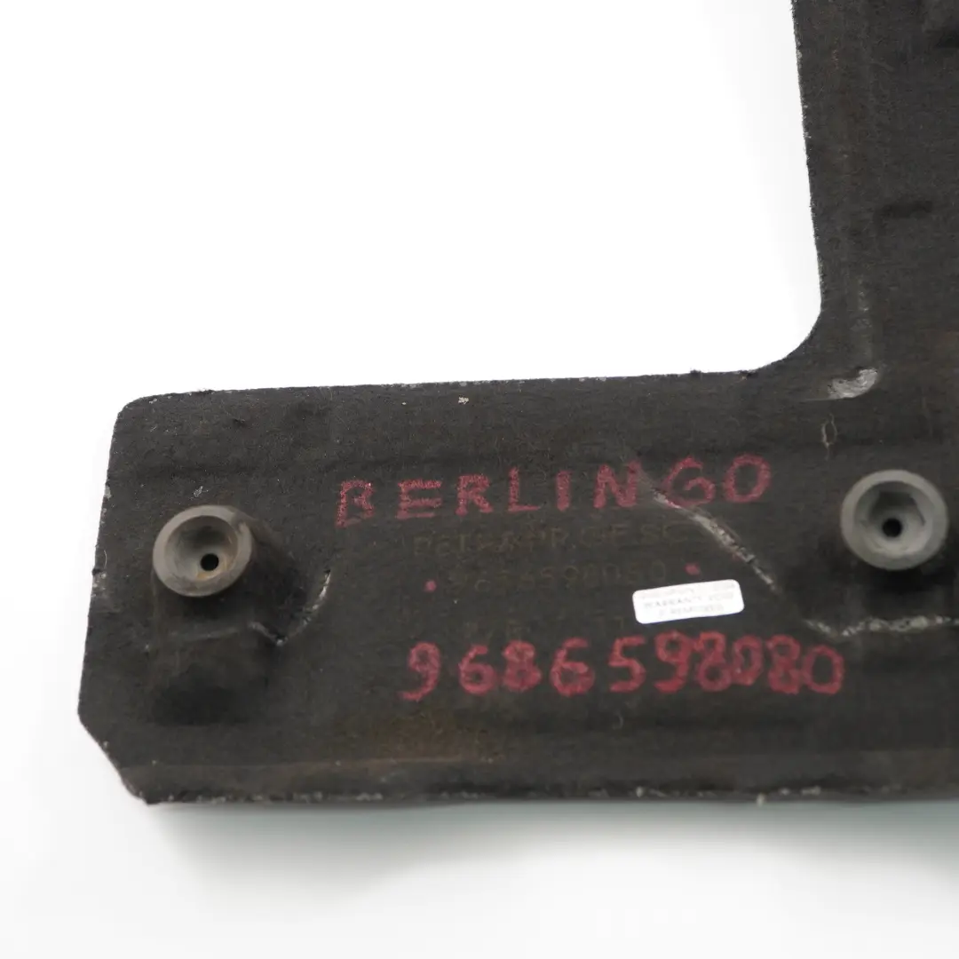  Citroen Berlingo Pannello isolamento acustico cofano motore - SKU 9686598080 - Numero di parte 9686598080