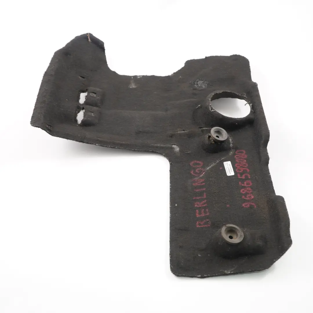 Citroen Berlingo Motor Akustische Isolierung Panel Abdeckung für mit Teilenummer 9686598080 Citroen Berlingo Motor Akustische Isolierung Panel Abdeckung - SKU 9686598080 - Teilenummer 9686598080