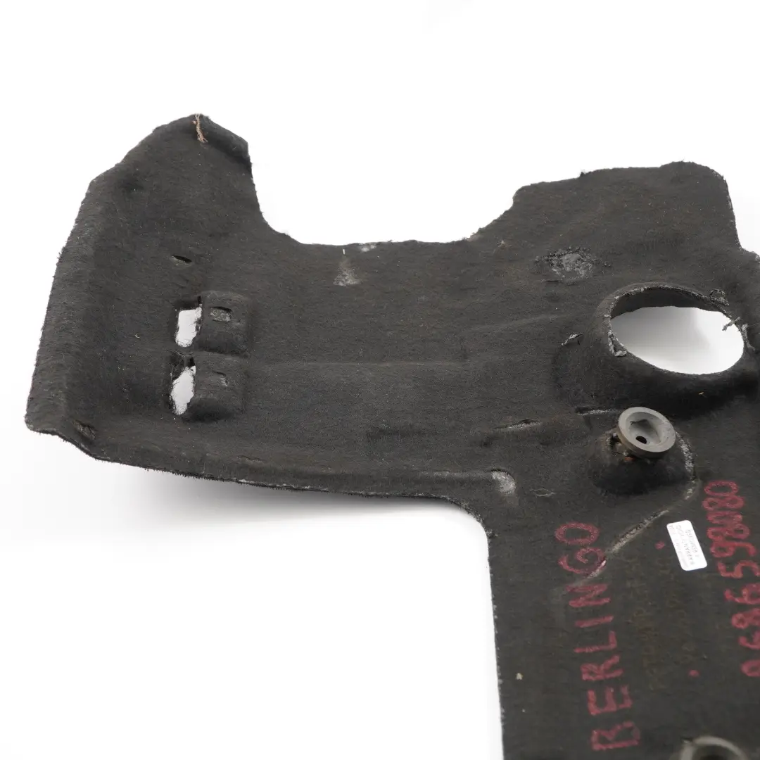 Citroen Berlingo Motor Akustische Isolierung Panel Abdeckung für mit Teilenummer 9686598080 Citroen Berlingo Motor Akustische Isolierung Panel Abdeckung - SKU 9686598080 - Teilenummer 9686598080