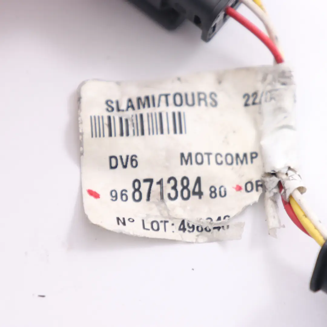  Citroen C4 Berlingo Partner 1.6 HDI Câblage capteur position l'arbre - SKU 9687138480 - Numéro de pièce 9687138480