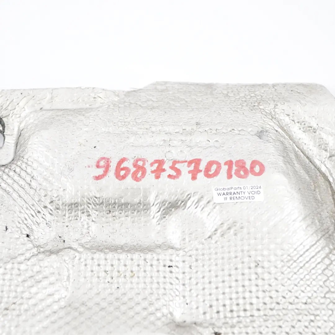 Heat Shield Plate Cover to Peugeot Partner 1.6 HDI Diesel Engine with Part number 9687570180 Peugeot Partner 1.6 HDI Diesel Engine Heat Shield Plate Cover - SKU 9687570180 - Part number 9687570180