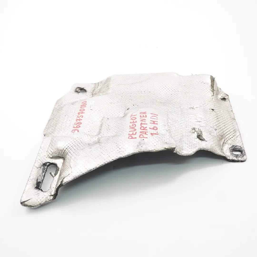 Heat Shield Plate Cover to Peugeot Partner 1.6 HDI Diesel Engine with Part number 9687570180 Peugeot Partner 1.6 HDI Diesel Engine Heat Shield Plate Cover - SKU 9687570180 - Part number 9687570180