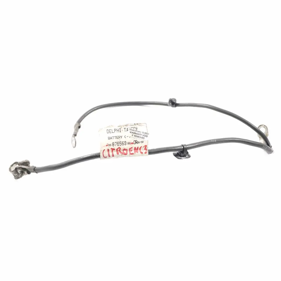 Citroen C3 Picasso Negative Battery Terminal Cable Wiring Lead  - SKU 9687656980 - Part number 9687656980