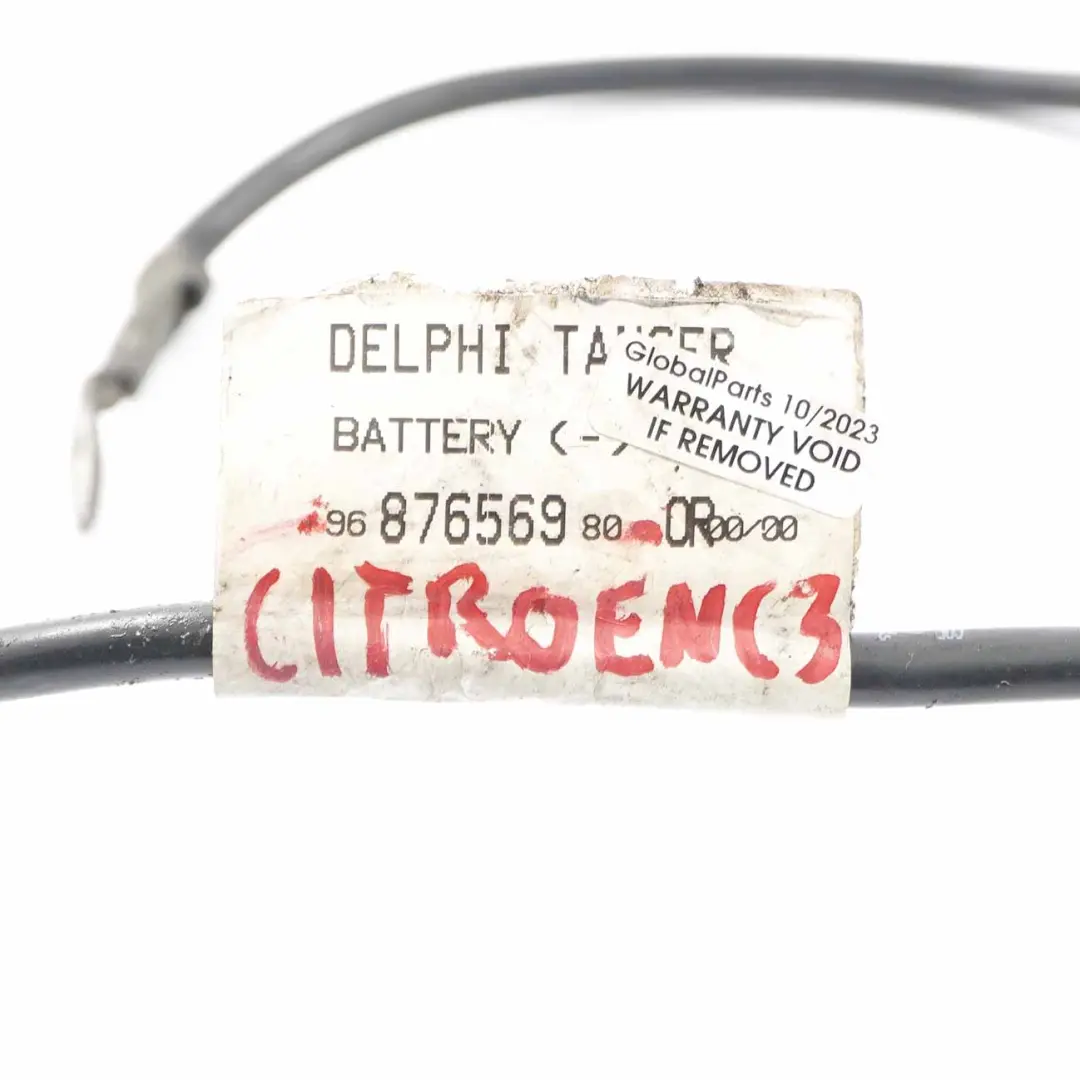 Citroen C3 Picasso Negative Battery Terminal Cable Wiring Lead  - SKU 9687656980 - Part number 9687656980