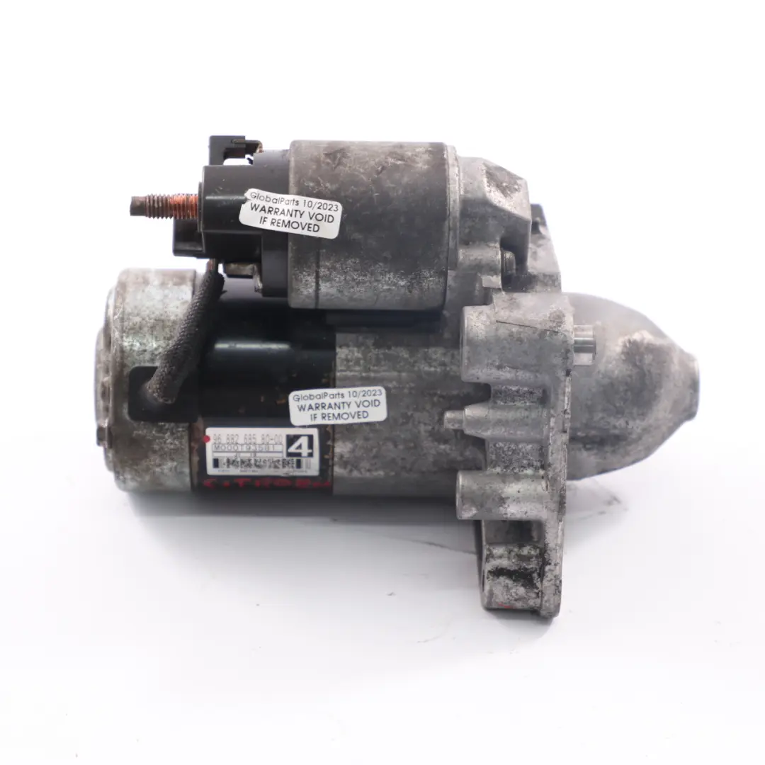 Citroen C4 Starter Motor Diesel Engine 1.6 HDI Actuator Unit to with Part number 9688268580 Citroen C4 Starter Motor Diesel Engine 1.6 HDI Actuator Unit - SKU 9688268580 - Part number 9688268580