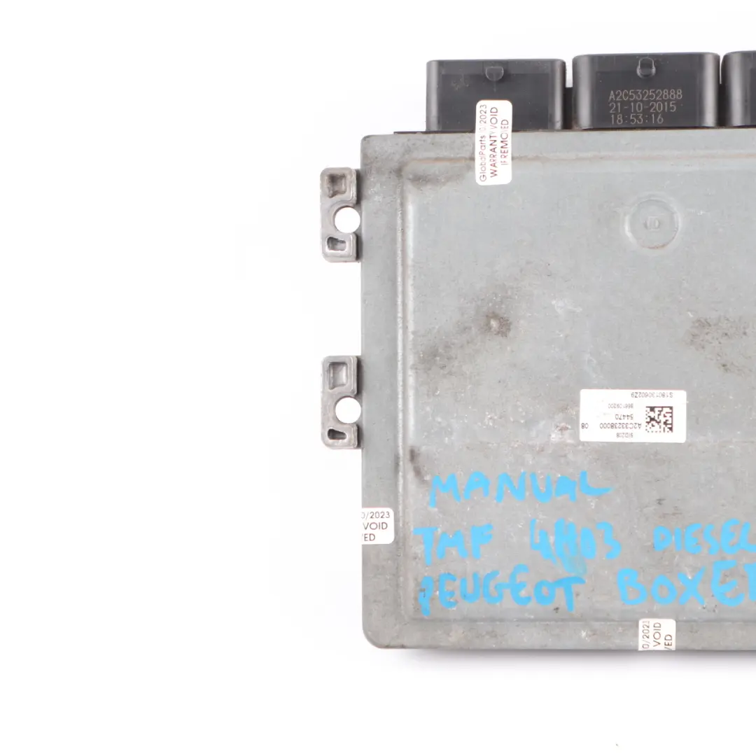 Peugeot Boxer Citroen Relais 4H03 TMF 130HP Motorsteuerungs Modul ECU - SKU 9691854880 - Teilenummer 9691854880