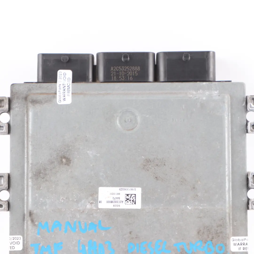 Peugeot Boxer Citroen Relais 4H03 TMF 130HP Motorsteuerungs Modul ECU - SKU 9691854880 - Teilenummer 9691854880