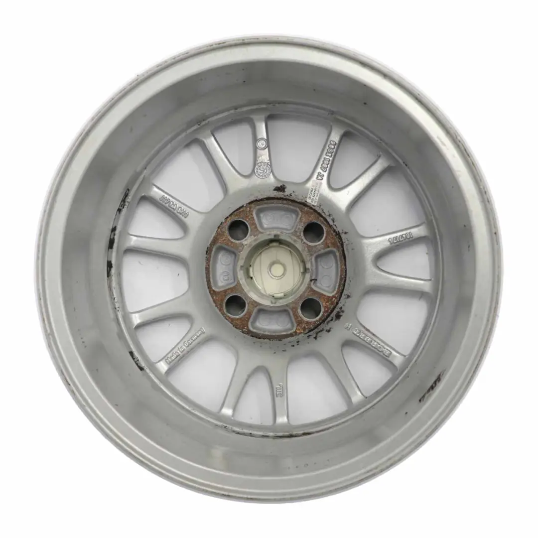 Ford Puma Silver Alloy Wheel Rim 15" 6J ET:34 - SKU 96SX1007JA-1 - Part number 96SX1007JA