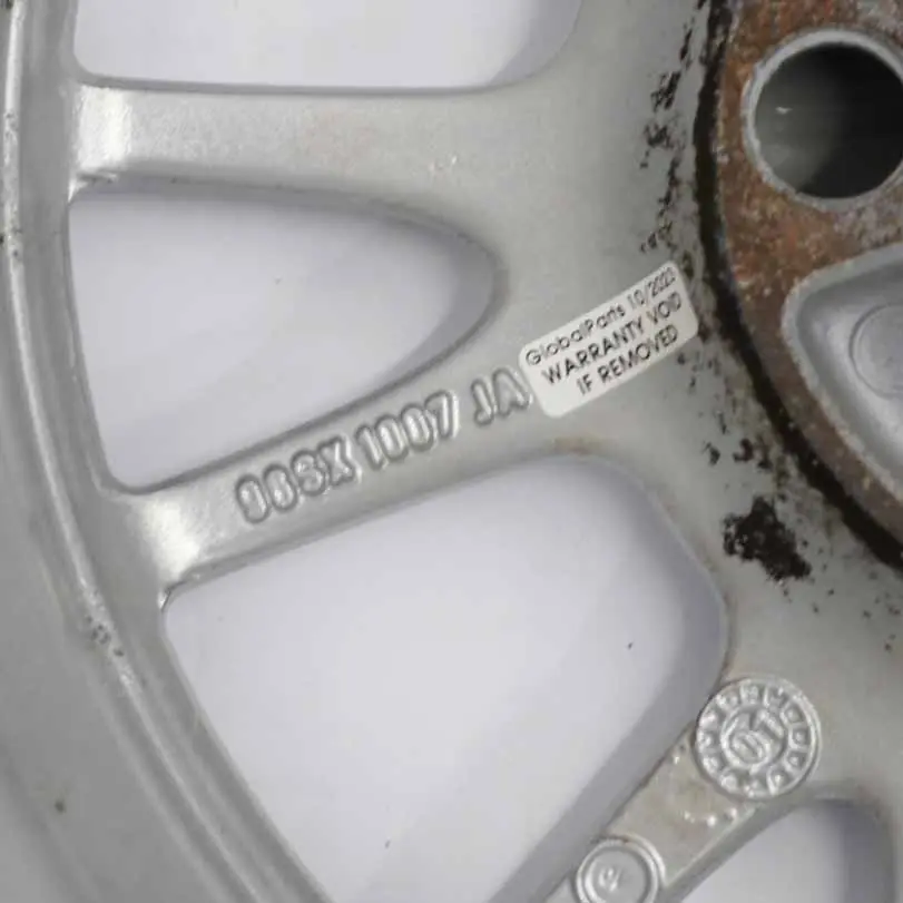 Ford Puma Silver Alloy Wheel Rim 15" 6J ET:34 - SKU 96SX1007JA-1 - Part number 96SX1007JA