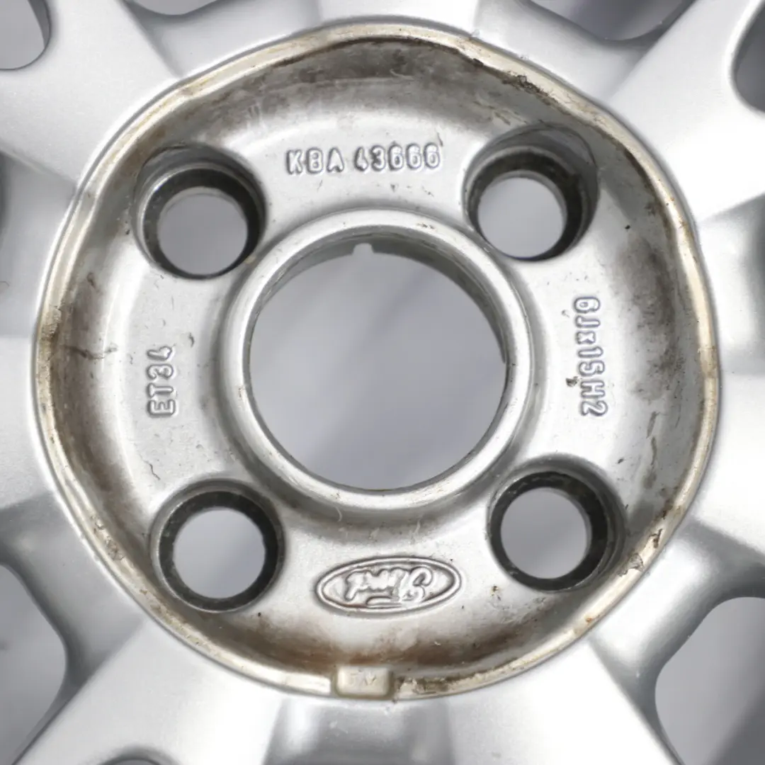 Srebrna Felga Aluminiowa 15" 6J ET:34 do Ford Puma o numerze 96SX1007JA Ford Puma Srebrna Felga Aluminiowa 15" 6J ET:34 - SKU 96SX1007JA-1 - Numer Części 96SX1007JA