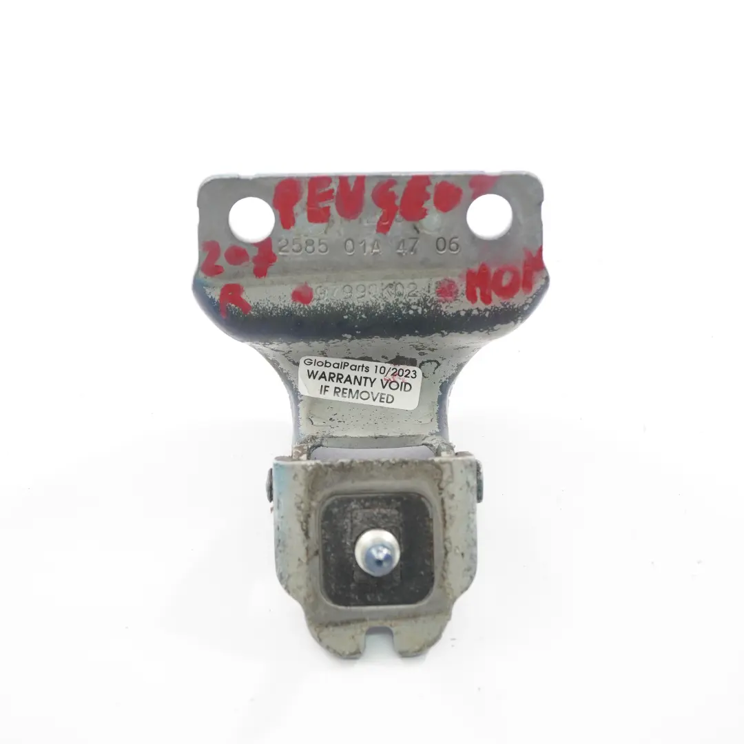 Peugeot 207 Boot Tailgate Hinge Left Right N/O/S Montebello Blue - KPL - SKU 97990K02-MON - Part number 97990K02