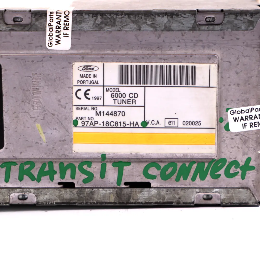Ford Transit Connect CD Player Radio Stereo Audio Head Unit RDS EON - SKU 97AP18C815HA - Part number 97AP18C815HA