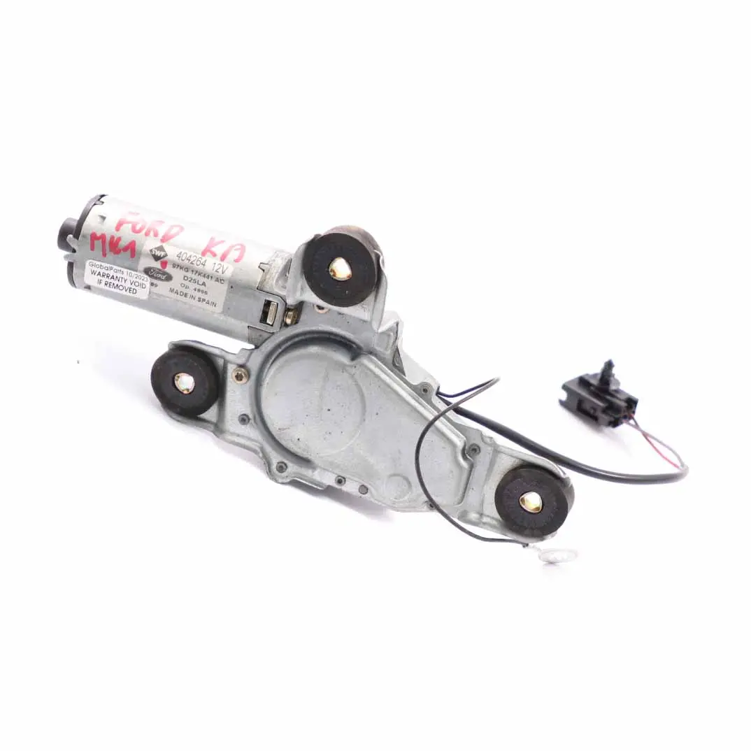 Ford Ka MK1 Rear Wiper Motor Window Trunk Lid Tailgate Actuator - SKU 97KG17K441AC - Part number 97KG17K441AC
