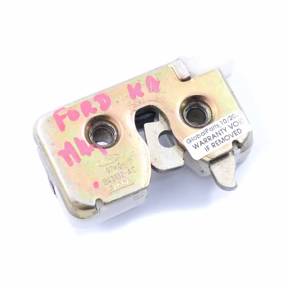 Ford Ka MK1 Tailgate Boot Trunk Lid Lock Latch Rear Mechanism - SKU 97KGB43102AC - Part number 97KGB43102AC