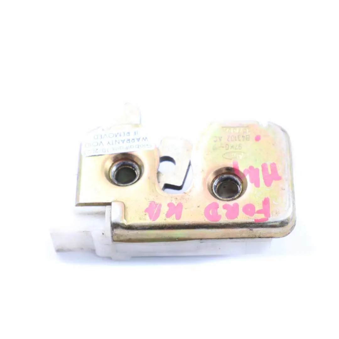 Ford Ka MK1 Tailgate Boot Trunk Lid Lock Latch Rear Mechanism - SKU 97KGB43102AC - Part number 97KGB43102AC