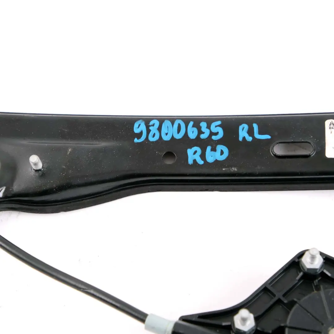 Left Door N/S Electric Window Lifter to Mini Countryman R60 Rear with Part number 9805671 Mini Countryman R60 Rear Left Door N/S Electric Window Lifter - SKU 9800635 - Part number 9805671