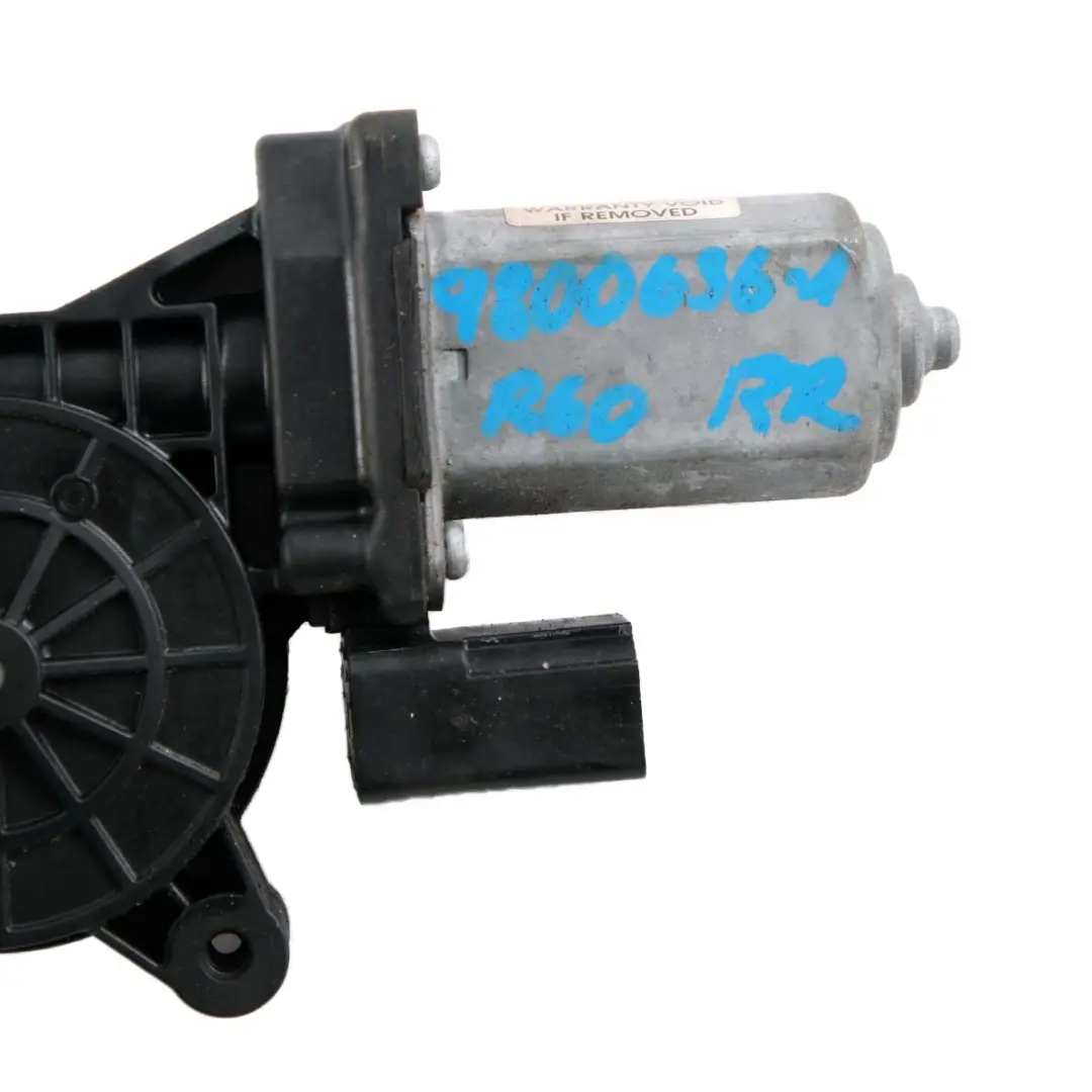 Motore Alzacristalli Porta posteriore destra per Mini Countryman R60 con numero di parte 9804386 Mini Countryman R60 Motore Alzacristalli Porta posteriore destra - SKU 9800636-1 - Numero di parte 9804386
