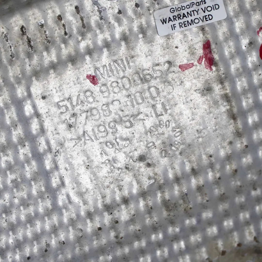 Mini R60 R61 Underfloor Tunnel Heat Insulation Cover Panel Diesel - SKU 9800652-1 - Part number 9800652