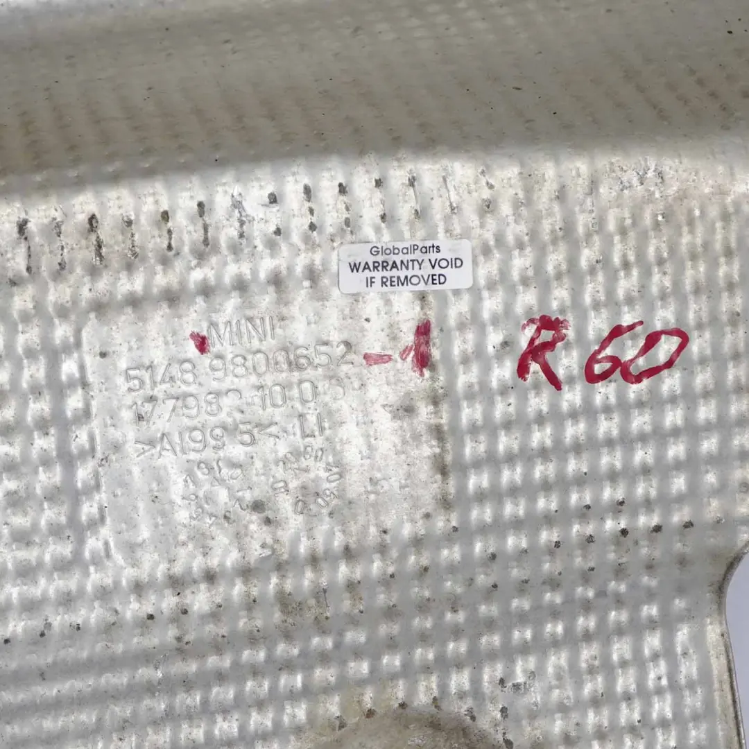 Izolacja Termiczna Tunelu Diesel do Mini R60 R61 o numerze 9800652 Mini R60 R61 Izolacja Termiczna Tunelu Diesel - SKU 9800652-1 - Numer Części 9800652