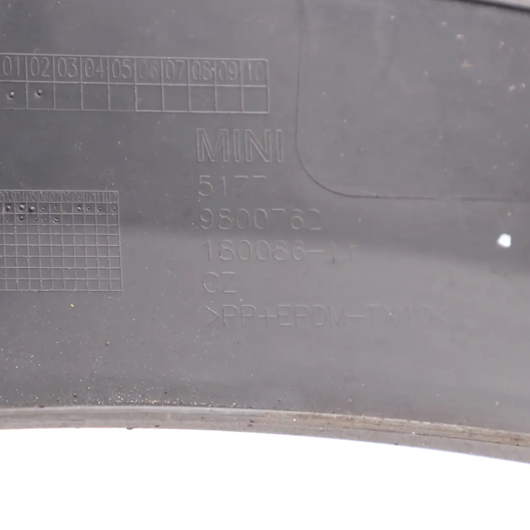 Listwa Osłona Błotnika Nadkola Prawy Przód do MINI R60 R61 o numerze 9800762 MINI R60 R61 Listwa Osłona Błotnika Nadkola Prawy Przód - SKU 9800762-2 - Numer Części 9800762