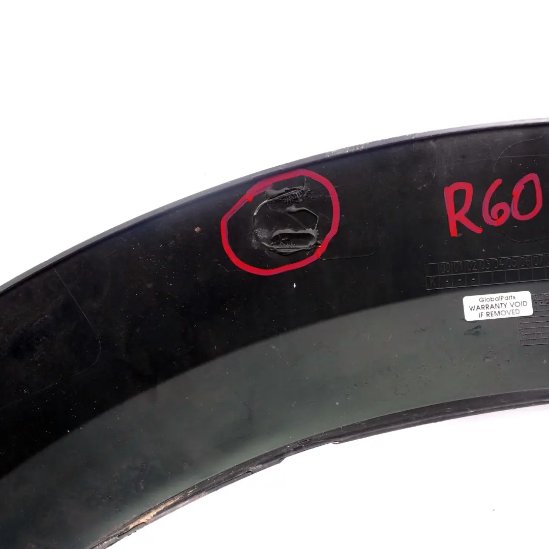 Apertura Passaruota Posteriore Sinistra Nero per Mini Countryman R60 2 con numero di parte 9800769 Mini Countryman R60 2 Apertura Passaruota Posteriore Sinistra Nero - SKU 9800769-2 - Numero di parte 9800769