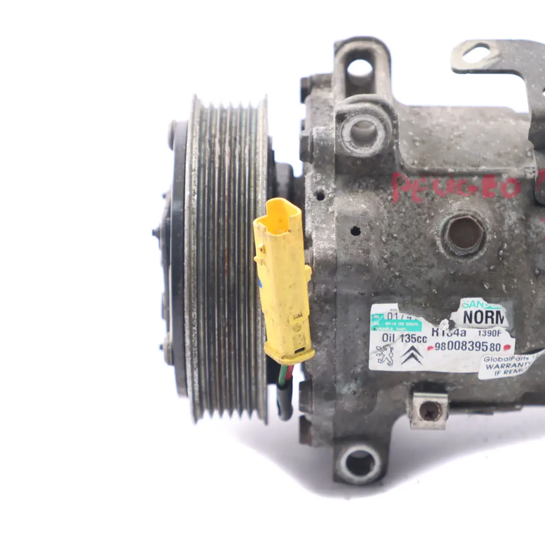 Peugeot 3008 1.6 2.0 HDI Compresseur de climatisation Air Con A/C - SKU 9800839580 - Numéro de pièce 9800839580