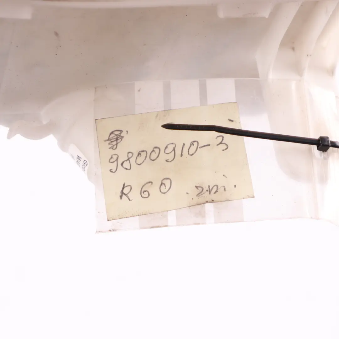 Washer Tank Mini Cooper R60 R61 Windscreen Fluid Reservoir Bottle 9803733 to with Part number 9800910 Washer Tank Mini Cooper R60 R61 Windscreen Fluid Reservoir Bottle 9803733 - SKU 9800910-3 - Part number 9800910