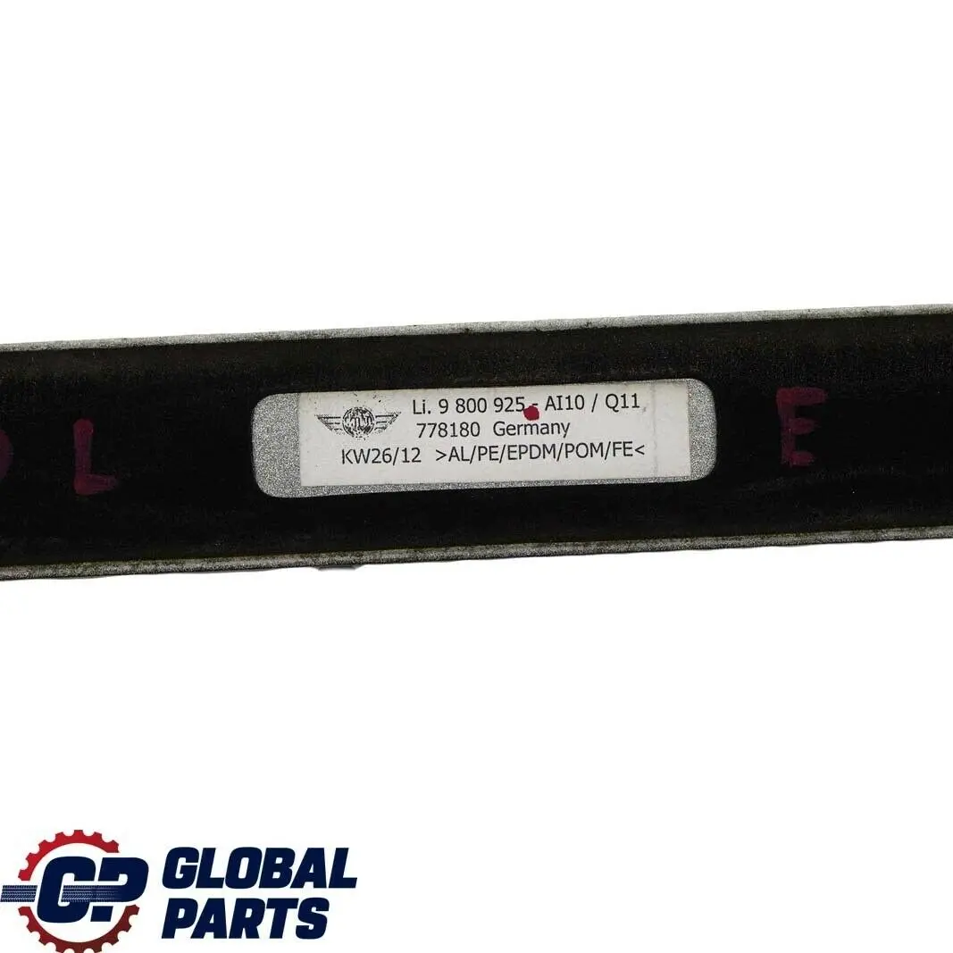 BMW Mini Countryman R60 Left N/S Roof Railing Rack Trim Silver - SKU 9800925 - Part number 9800925