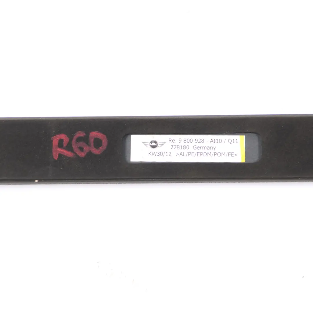  Baca Mini R60 Izquierda Derecha Techo Railing Trim Panel Gris 9800928 - SKU 9800927/9800928 - Número de pieza 9800927