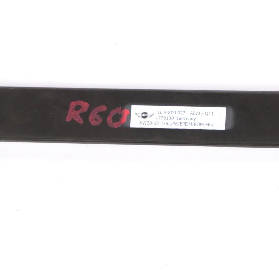 Roof Rack Mini R60 Left Right N/O/S Roof Railing Trim Panel Grey 9800928 to with Part number 9800927 Roof Rack Mini R60 Left Right N/O/S Roof Railing Trim Panel Grey 9800928 - SKU 9800927/9800928 - Part number 9800927