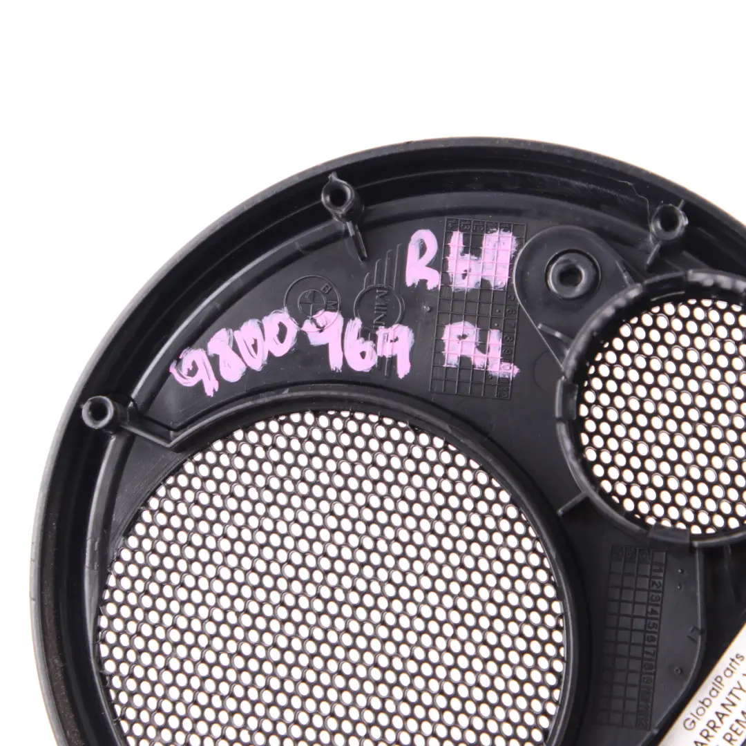 Mini Cooper R60 Carte de porte Cache Haut parleur Arrière Gauche - SKU 9800969 - Numéro de pièce 9800969