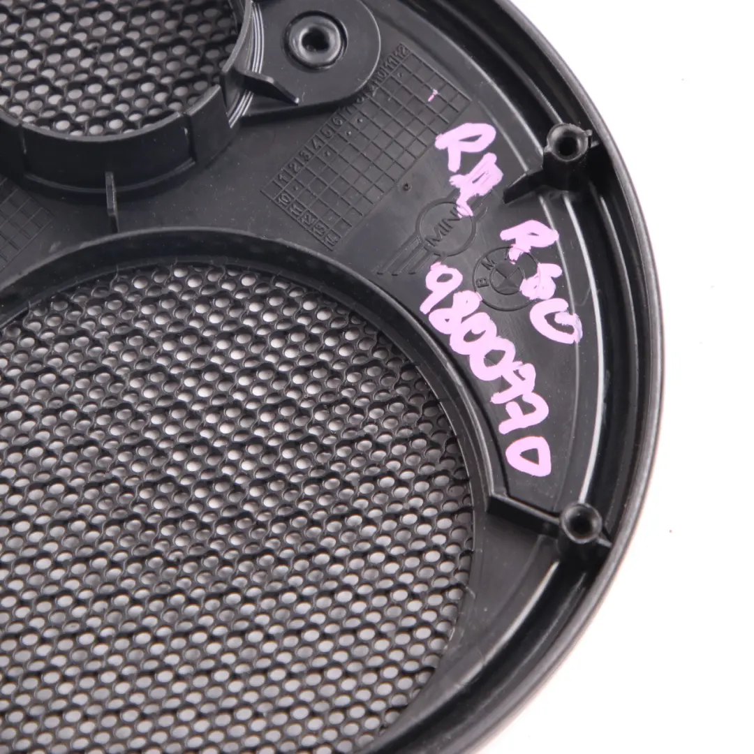 Door Card Speaker Cover Loudspeaker Rear Right O/S Black to Mini Cooper R60 with Part number 9800970 Mini Cooper R60 Door Card Speaker Cover Loudspeaker Rear Right O/S Black - SKU 9800970 - Part number 9800970