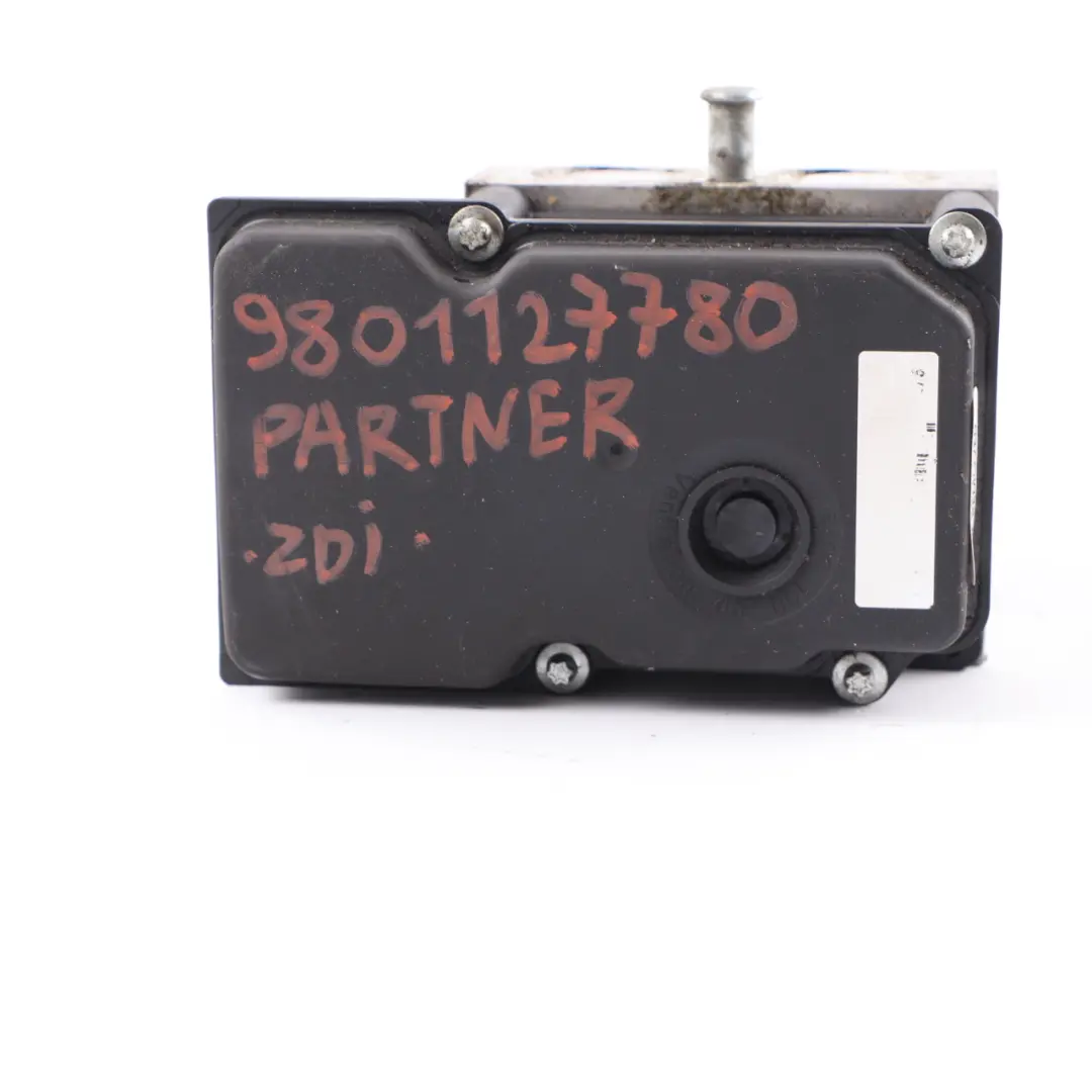 Brake Pump Peugeot Partner Citroen Berlingo ABS Module Hydraulic Unit to with Part number 9801127780 Brake Pump Peugeot Partner Citroen Berlingo ABS Module Hydraulic Unit - SKU 9801127780 - Part number 9801127780