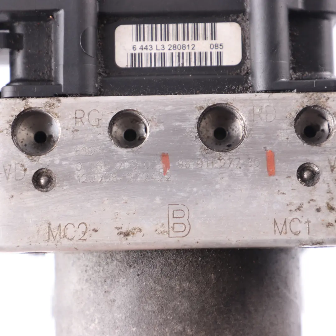 Peugeot Partner Citroen Berlingo Brems pumpe ABS Modul steuergerät 9814554480 - SKU 9801127780 - Teilenummer 9801127780