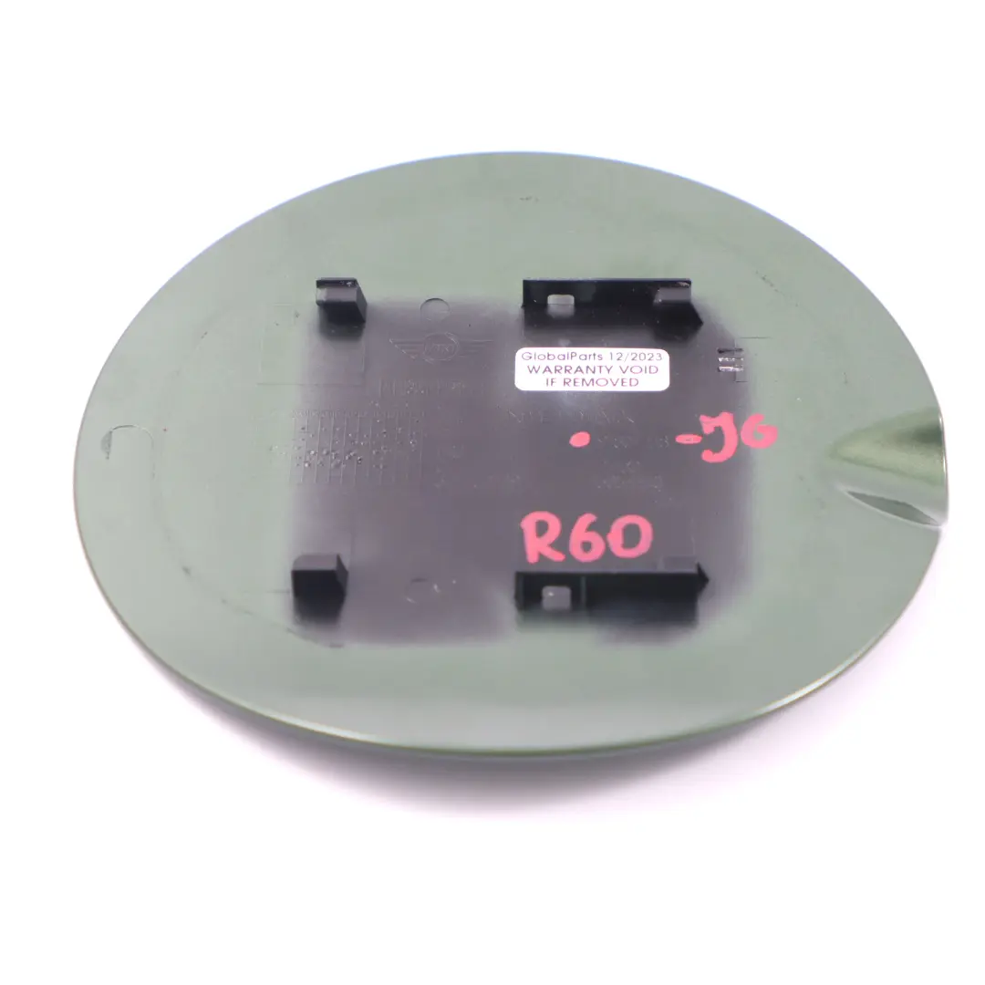 Filler Fill In Flap Cover Cap Trim Jungle Green - C15 to Mini R60 Fuel with Part number 9801418 Mini R60 Fuel Filler Fill In Flap Cover Cap Trim Jungle Green - C15 - SKU 9801418-JG - Part number 9801418