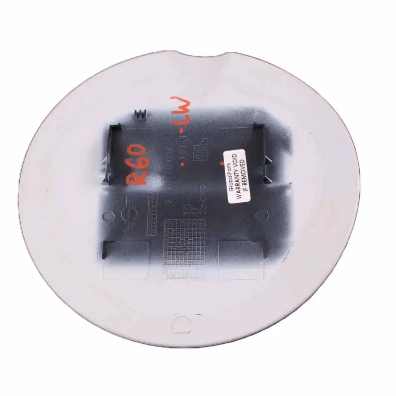 Mini Countryman R60 Fuel Cover Filler Fill In Flap Trim Light White B15 - SKU 9801418-LW - Part number 9801418