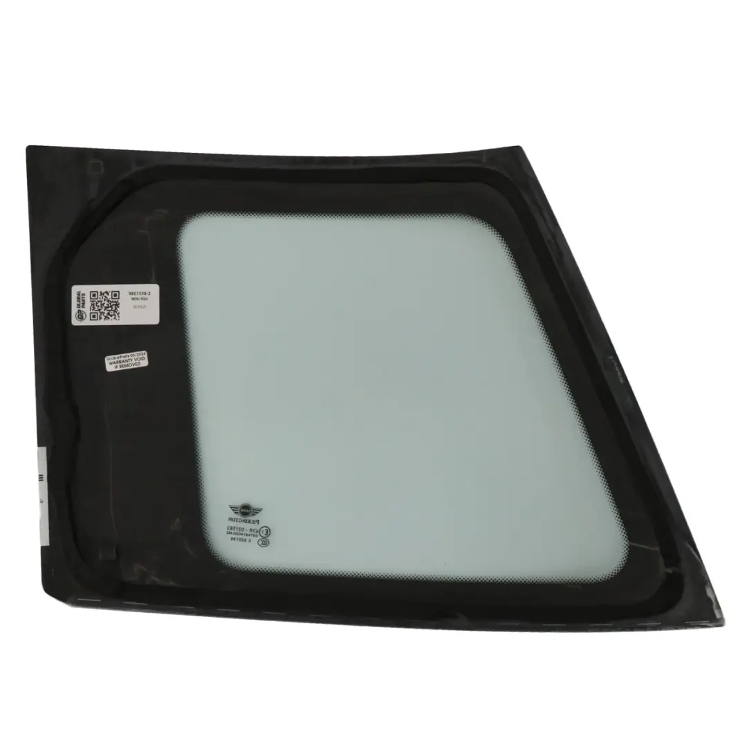 Seite festes Glas Fenster starr AS2 hinten rechts für Mini Countryman R60 mit Teilenummer 9801508 Mini Countryman R60 Seite festes Glas Fenster starr AS2 hinten rechts - SKU 9801508-2 - Teilenummer 9801508